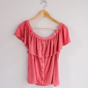 American Eagle Size Medium Off the Shoulder Top
